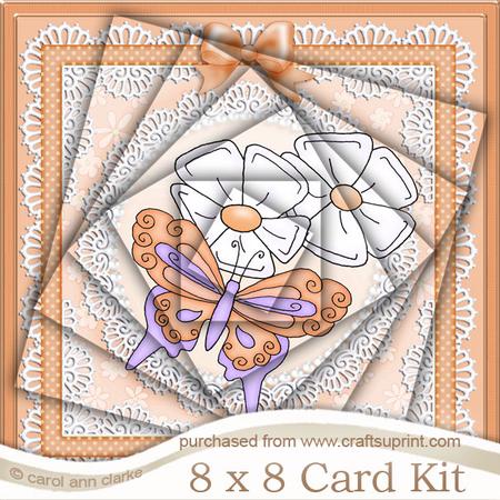 8 x 8 Fluttery Butterfly Kit with Twisted Pyramage