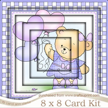 8 x 8 Rosie's Balloons Tunnel Card Kit