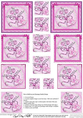 Lovely Roses - Pyramage sheet