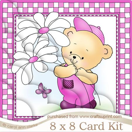 8 x 8 Robert's Flowers Kit with Scalloped Corners