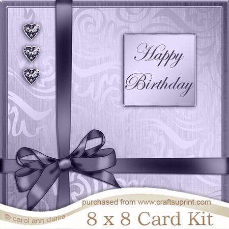 8 x 8 Elegant Flourish Kit with 3D Decoupage