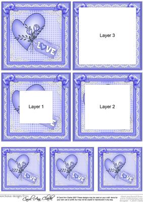 Romantic Love Heart - Tunnel Topper