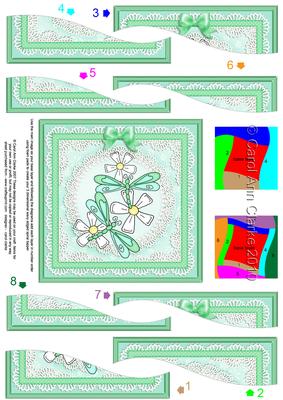 Dreamy Dragonflies Quick Card with Wavy Spiral Side Stacker