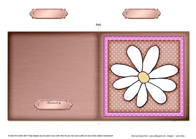 Daisy Cut and Fold Card