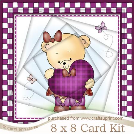 8 x 8 Rosie's Heart Twisted Tunnel Card Kit