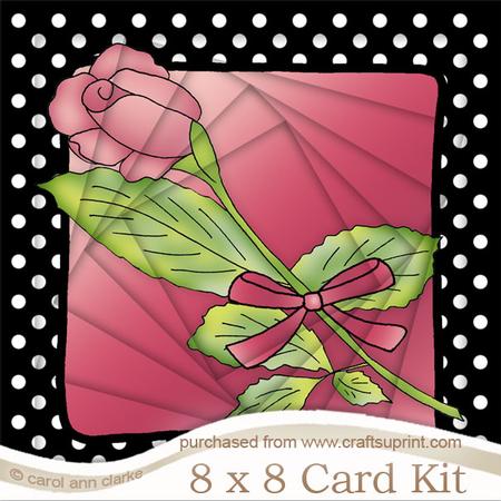 8 x 8 Single Rose Twisted Tunnel Card Kit