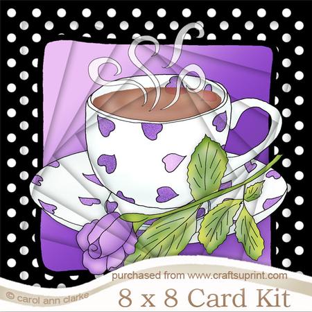 8 x 8 Coffee Time Twisted Tunnel Card Kit