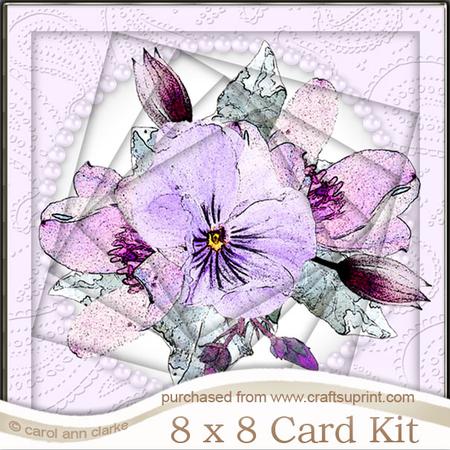8 x 8 Posy and Pearls Twisted Tunnel Card Kit