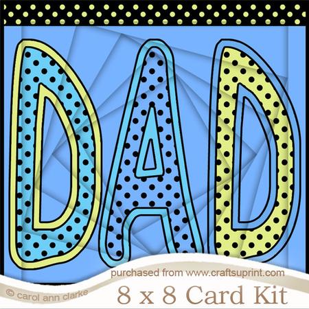 8 x 8 Dad Twisted Tunnel Card Kit