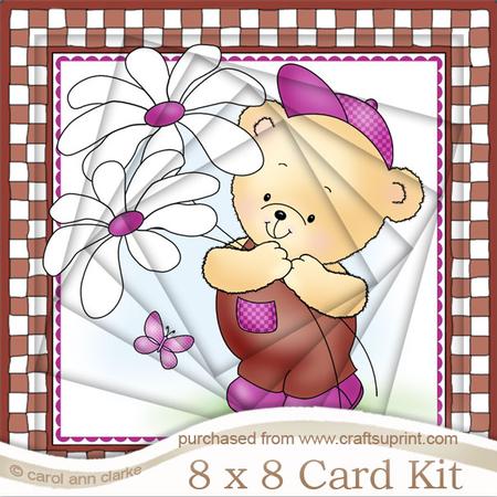 8 x 8 Robert's Flowers Twisted Tunnel Card Kit