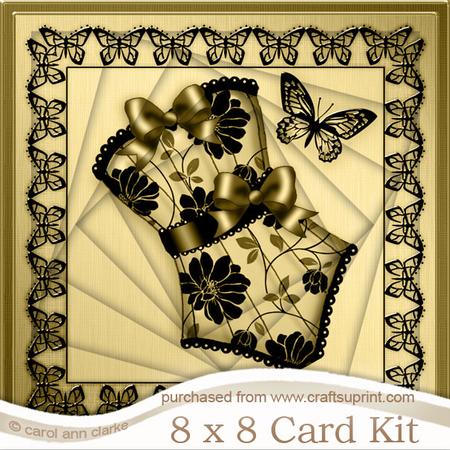 8 x 8 Elegant Boudoir Twisted Tunnel Card Kit