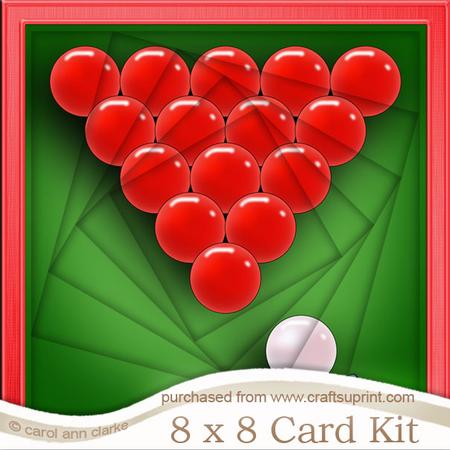 8 x 8 Snooker Twisted Tunnel Card Kit
