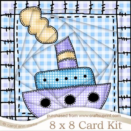 8 x 8 Baby Boat Twisted Tunnel Card Kit