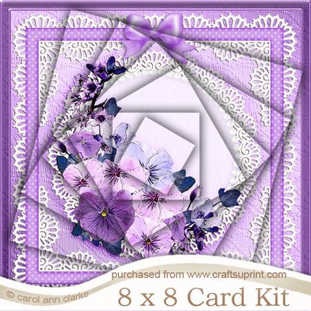 Spring Flowers 8 x 8 Kit with Twisted Pyramage