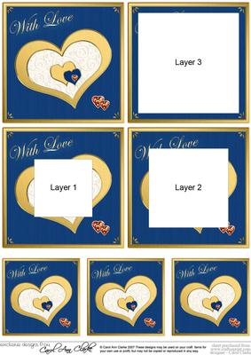 Elegant Hearts - Tunnel Topper
