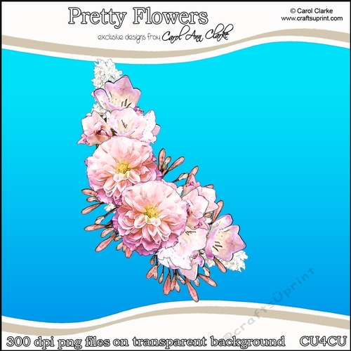 Pretty Flowers - CU4CU Digital Clip Art Set