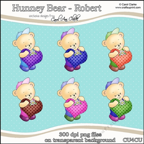 Hunney Bears - Robert - CU4CU Digital Clip Art Set