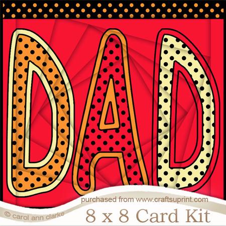 8 x 8 Dad Twisted Tunnel Card Kit