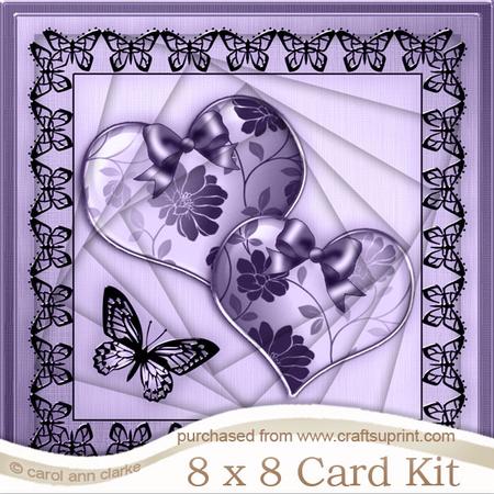 8 x 8 Elegant Romance Twisted Tunnel Card Kit