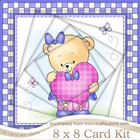 8 x 8 Rosie's Heart Twisted Tunnel Card Kit