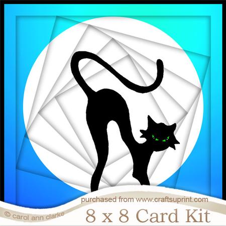 8 x 8 a Haunting We Will Go Twisted Tunnel Card Kit