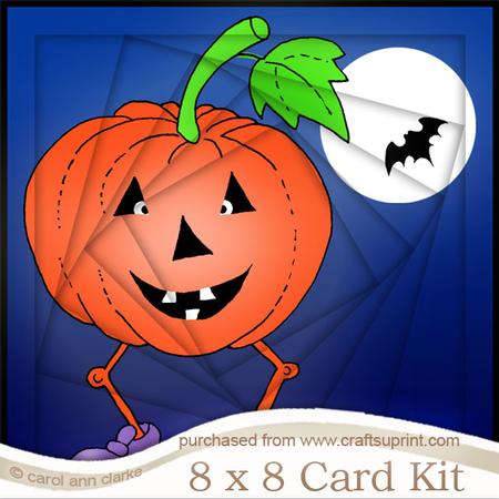 8 x 8 a Haunting We Will Go Twisted Tunnel Card Kit