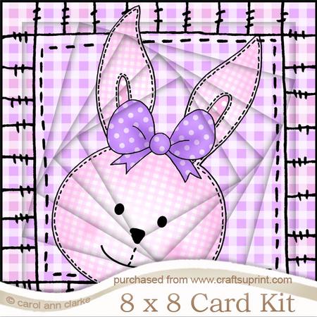 8 x 8 Baby Bunny Twisted Tunnel Card Kit