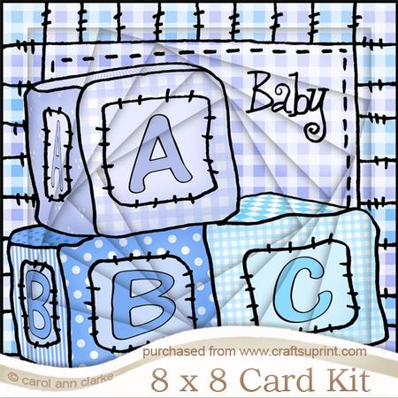 8 x 8 Baby Blocks Twisted Tunnel Card Kit