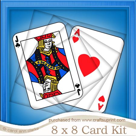 8 x 8 Playing Cards Twisted Tunnel Card Kit