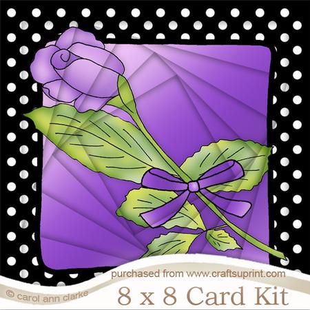 8 x 8 Single Rose Twisted Tunnel Card Kit
