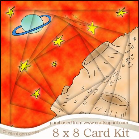 8 x 8 Out of This World Twisted Tunnel Card Kit