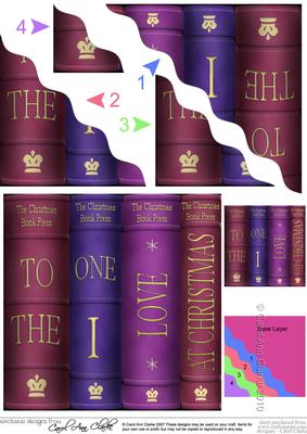 Christmas Books  - Wavey Corner Stacker