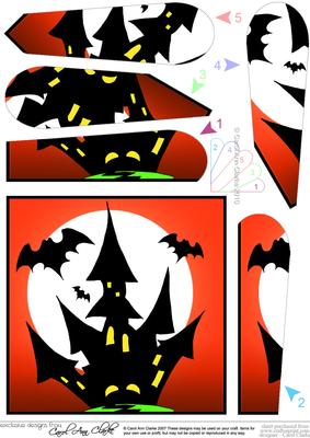 A Haunting We Will Go Fan Pyramage Topper