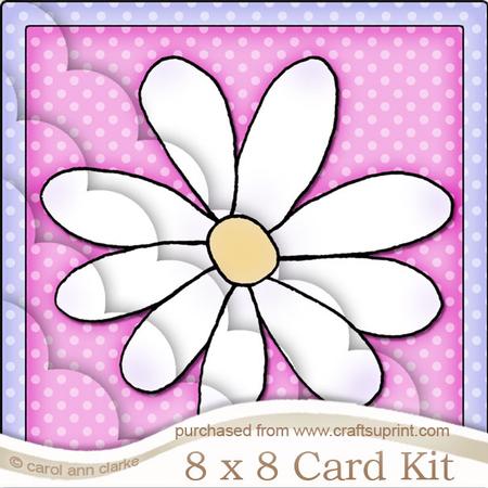 8 x 8 Daisy Kit with Scalloped Corners