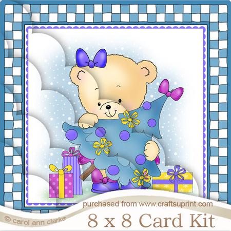 8 x 8 Rosie's Xmas Tree Kit with Scalloped Corners