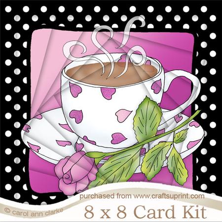 8 x 8 Coffee Time Twisted Tunnel Card Kit