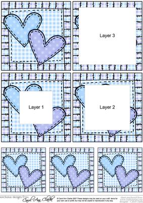 Baby Boy Love Hearts Tunnel Topper