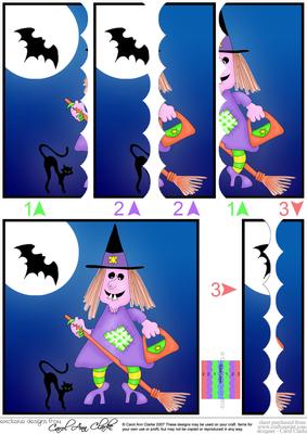A Haunting We Will Go Scallop Edge Side Stacker