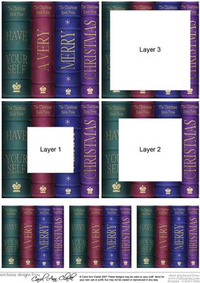 Have Yourself a Very Merry Christmas - Christmas Books Tunnel Topper