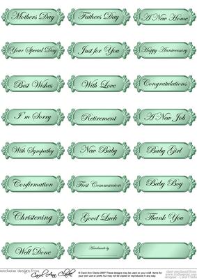 Metallic Everyday Mixed Greetings Text Plates