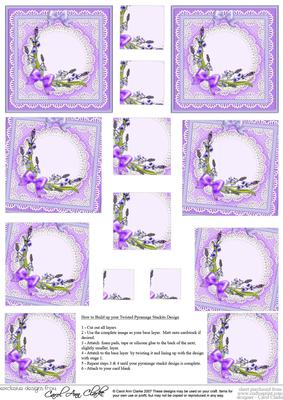 Bluebells Twisted Pyramage Sheet