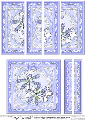 Dreamy Dragonflies Quick Card with Side Stacker