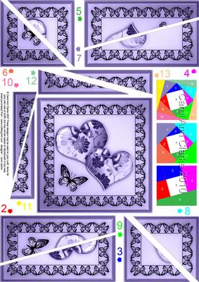 Elegant Romance Quick Card with Twisted Spiral Side Stacker