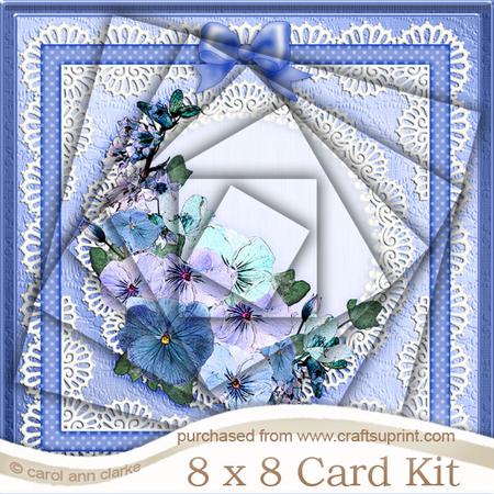 Spring Flowers 8 x 8 Kit with Twisted Pyramage