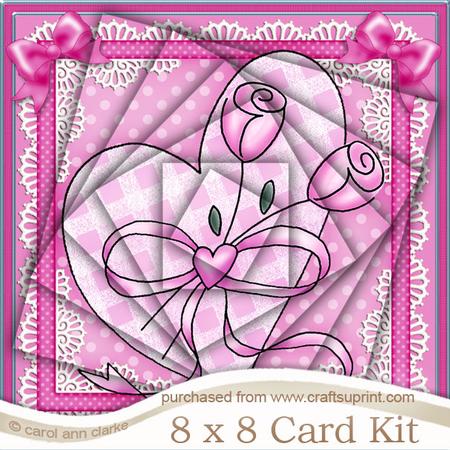 8 x 8 Lovin Heart Kit with Twisted Pyramage