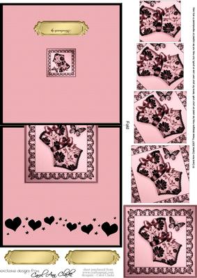 Elegant Boudoir Easy Over the Edge Card N Spiral Pyramid