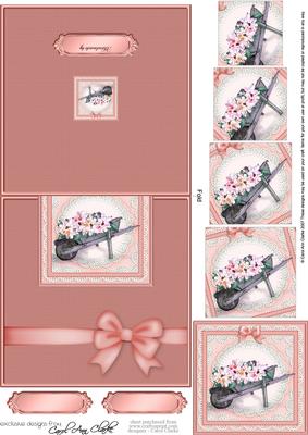 Wheelbarrow Easy Over the Edge Card N Spiral Pyramid