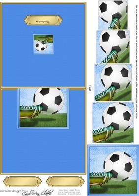 Football Easy Over the Edge Card N Spiral Pyramid