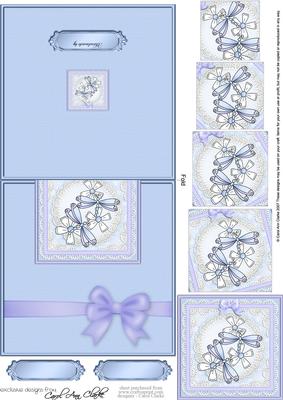 Dreamy Dragonfly Easy Over the Edge Card N Spiral Pyramid