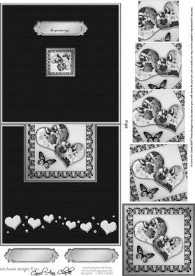 Elegant Romance Easy Over the Edge Card N Spiral Pyramid